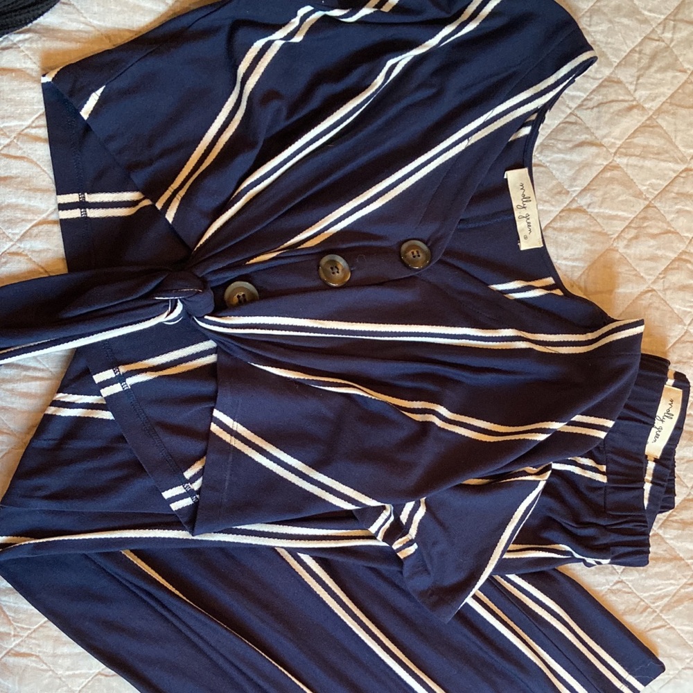 Molly Green striped set